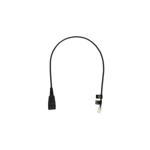 Jabra Quick Disconnect (QD) Straight Bottom Cord, 0.5 Meter